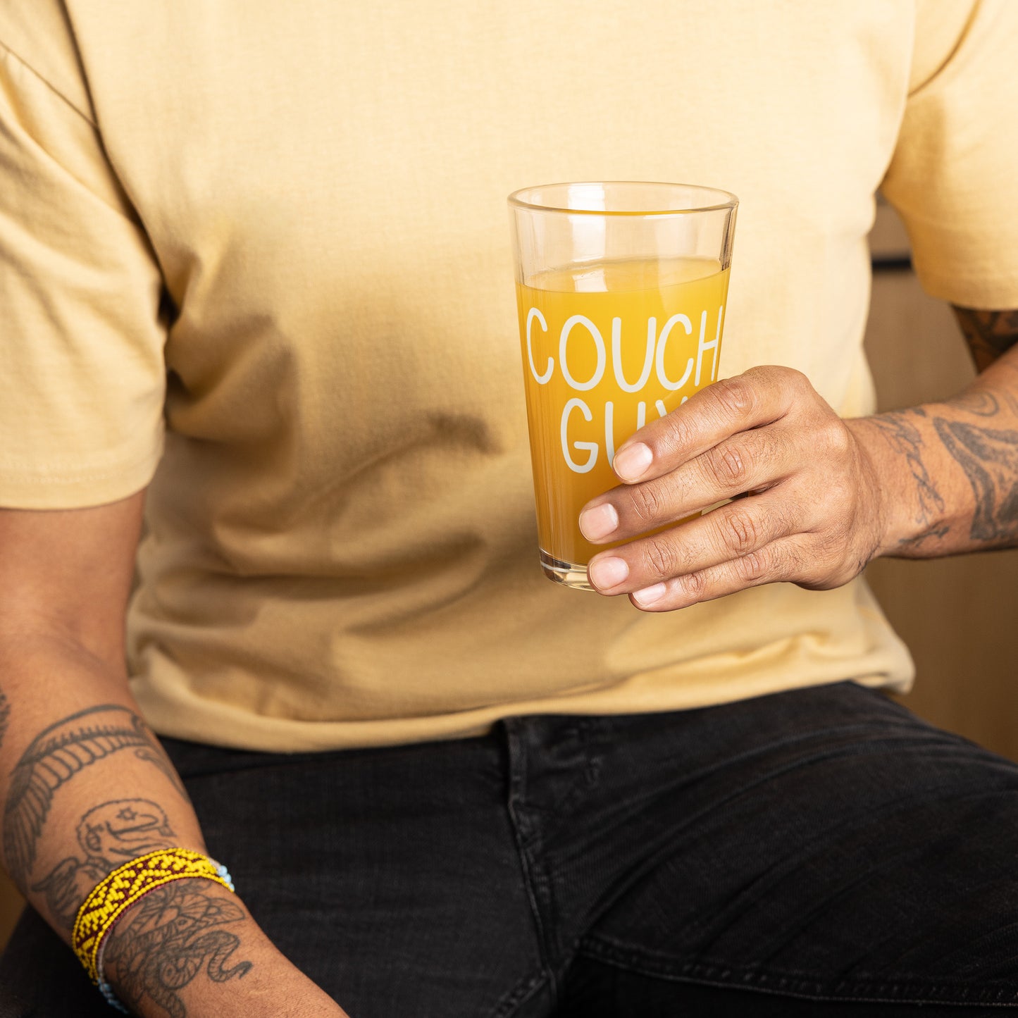 Couch Guy Pint Glass