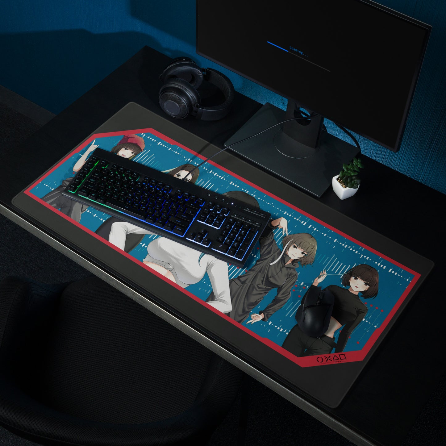 THE USUAL SUSPECTS PlayStation Girl Gaming mouse pad