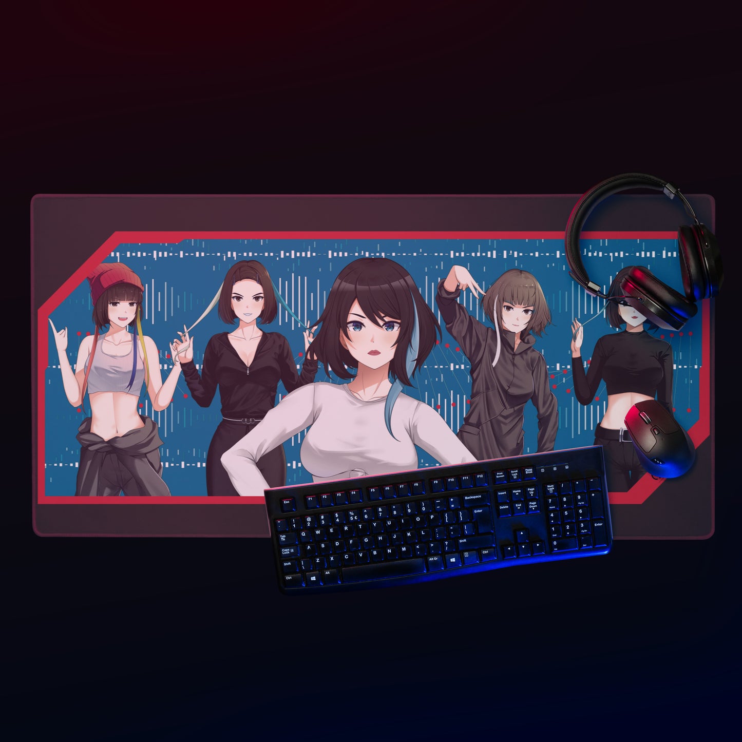 THE USUAL SUSPECTS PlayStation Girl Gaming mouse pad