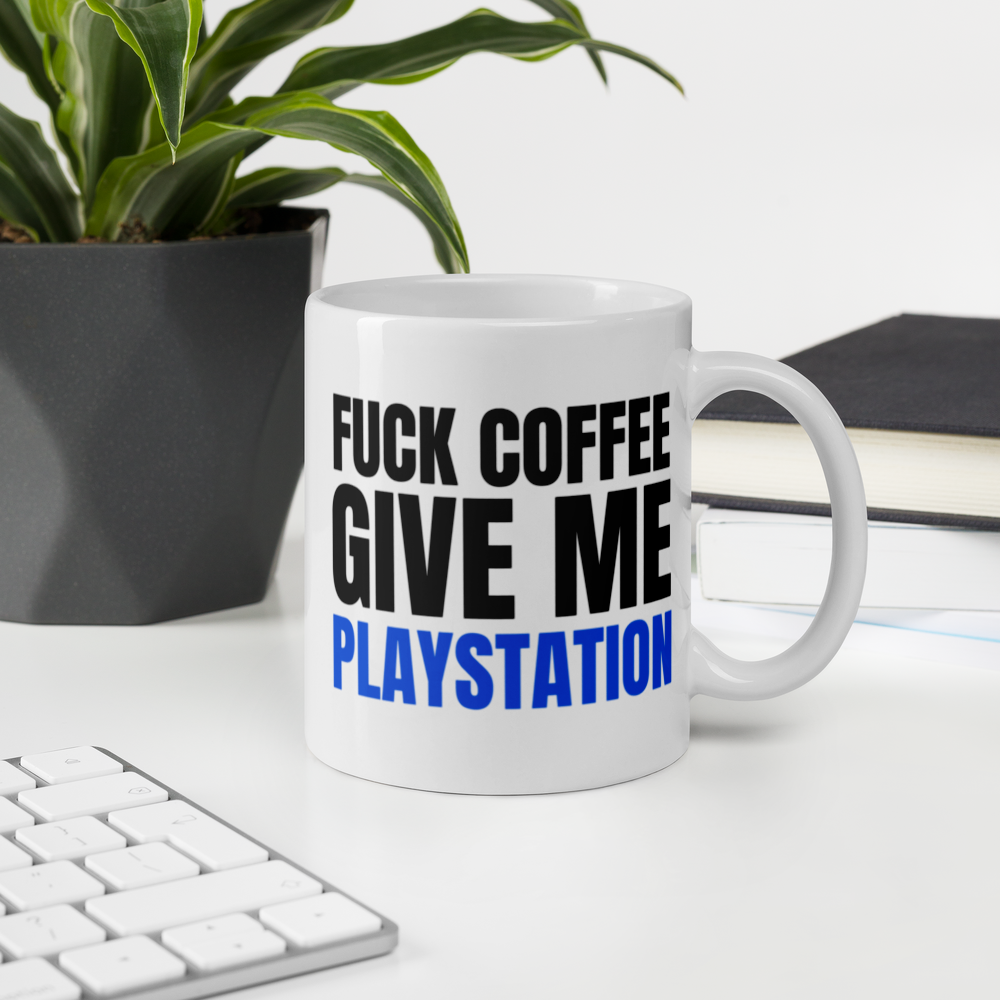 Fuck Coffee Give Me Xbox/Playstation Mug [PATREON ONLY]