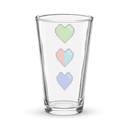 Zelda Hearts Console Girls Pint Glass