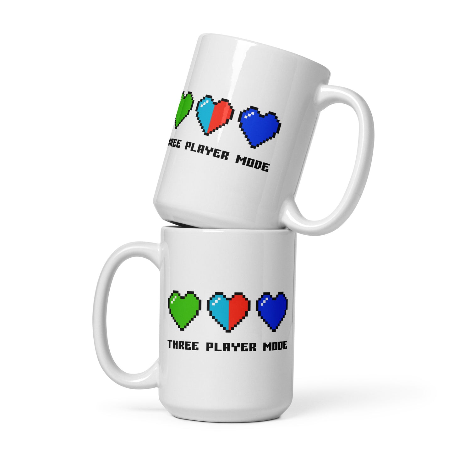 Zelda Hearts Console Girls "3 Player Mode" Gamer Mug